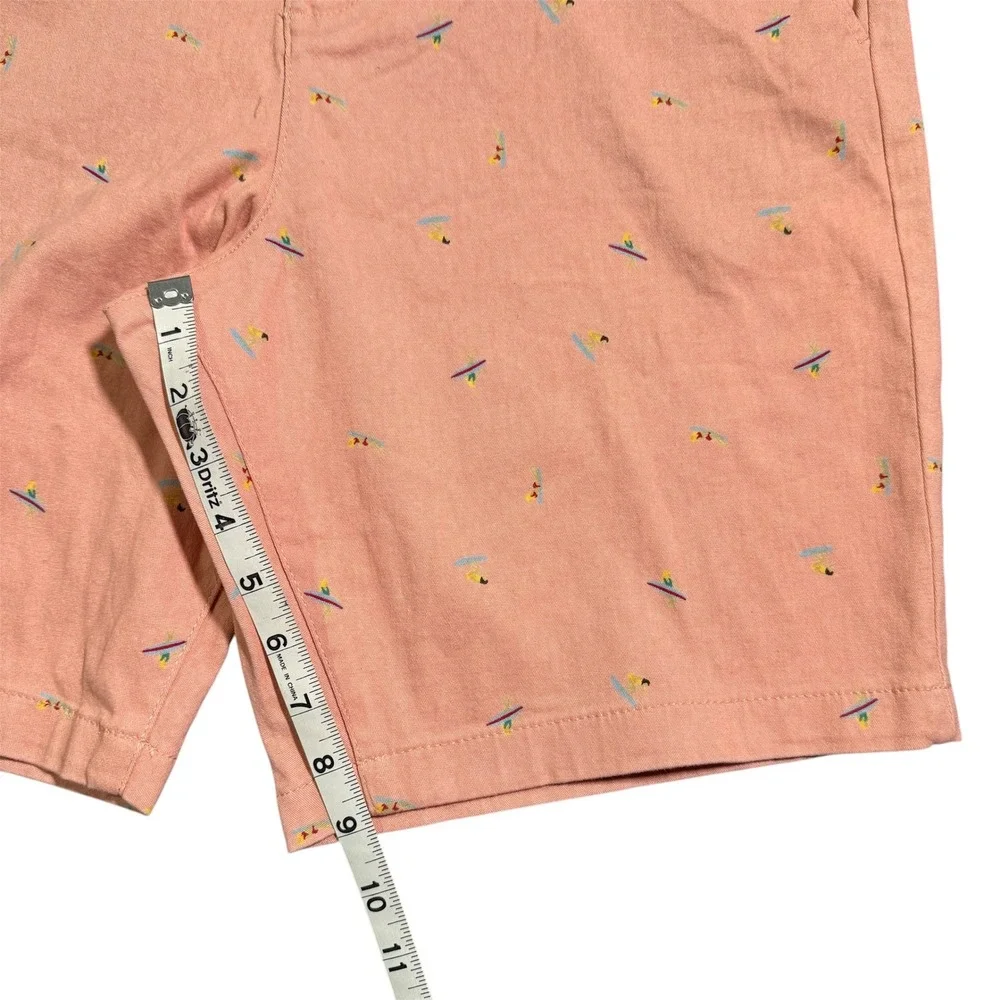 JACHS Bleeker‎ Surfboard Print Shorts Casual Summer Size 32 Vacation Beach Fest